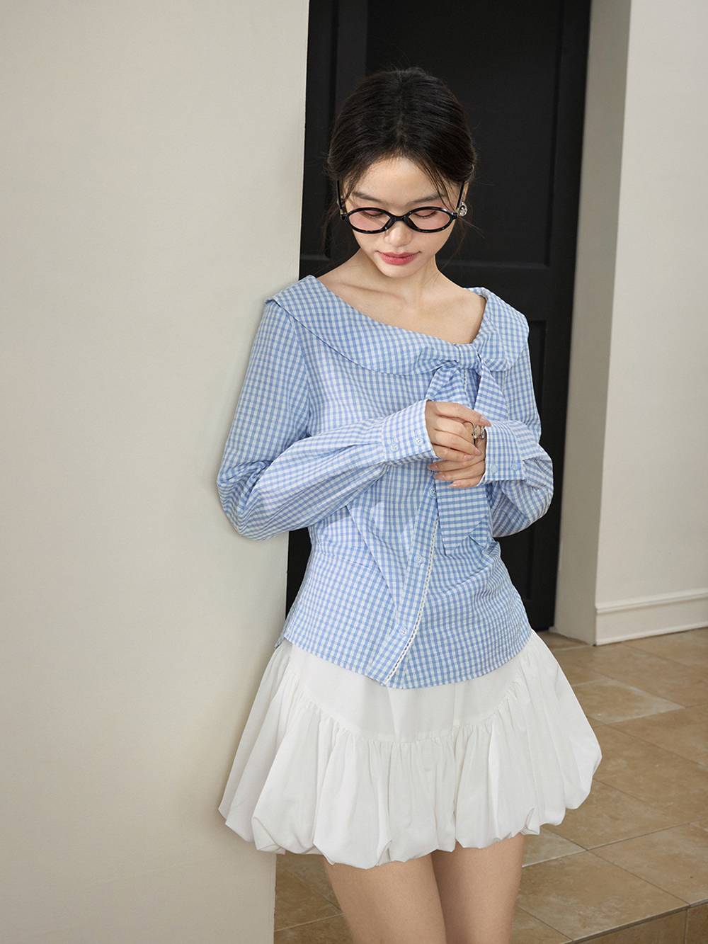 Bow Collar Blouse