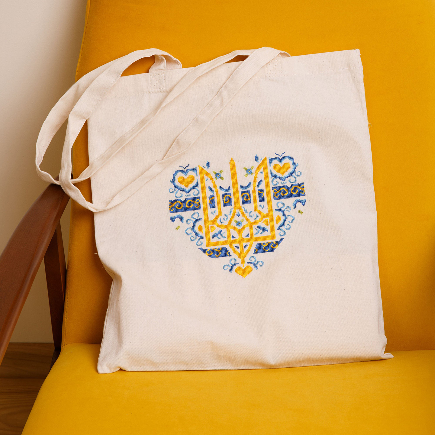 Ukrainian Heart Tote Bag