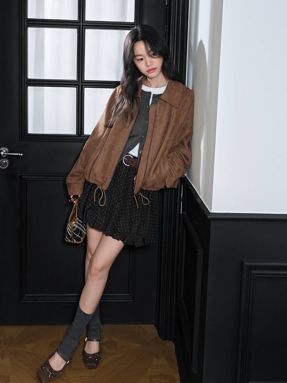 Faux Suede Jacket