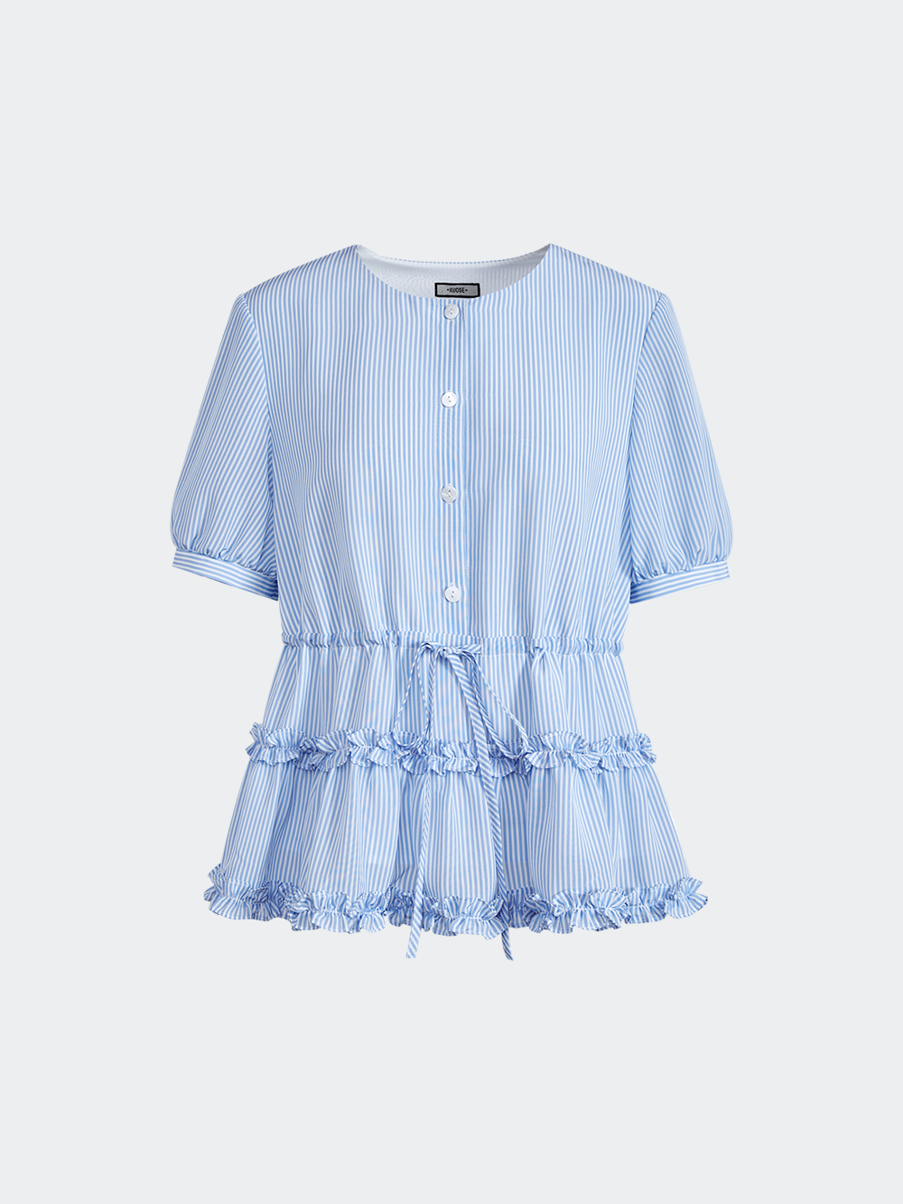 Blue Striped Blouse