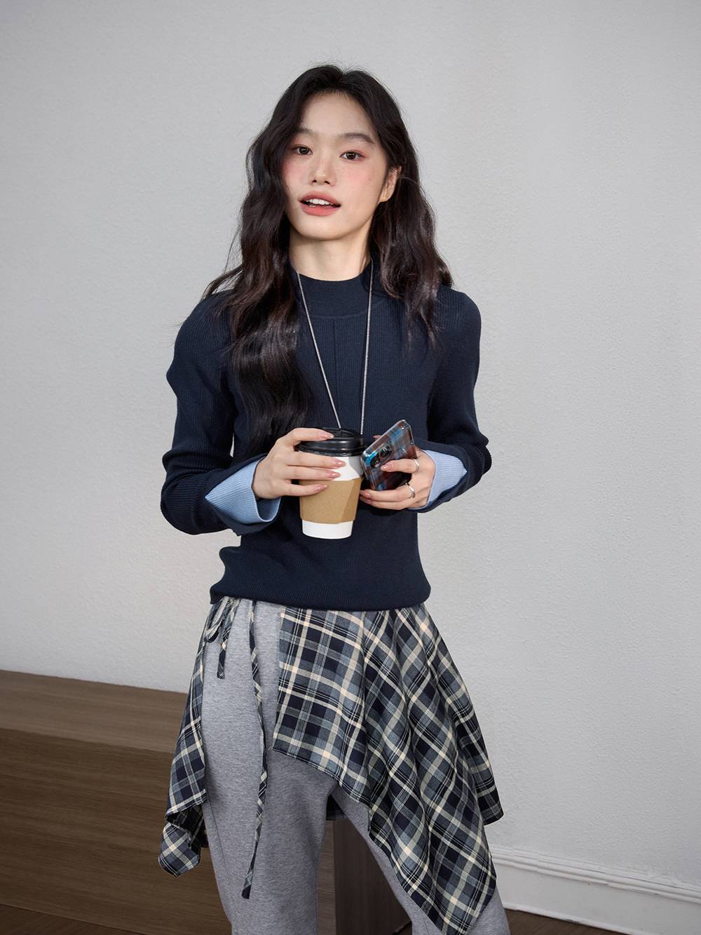Mock Neck Knit Top
