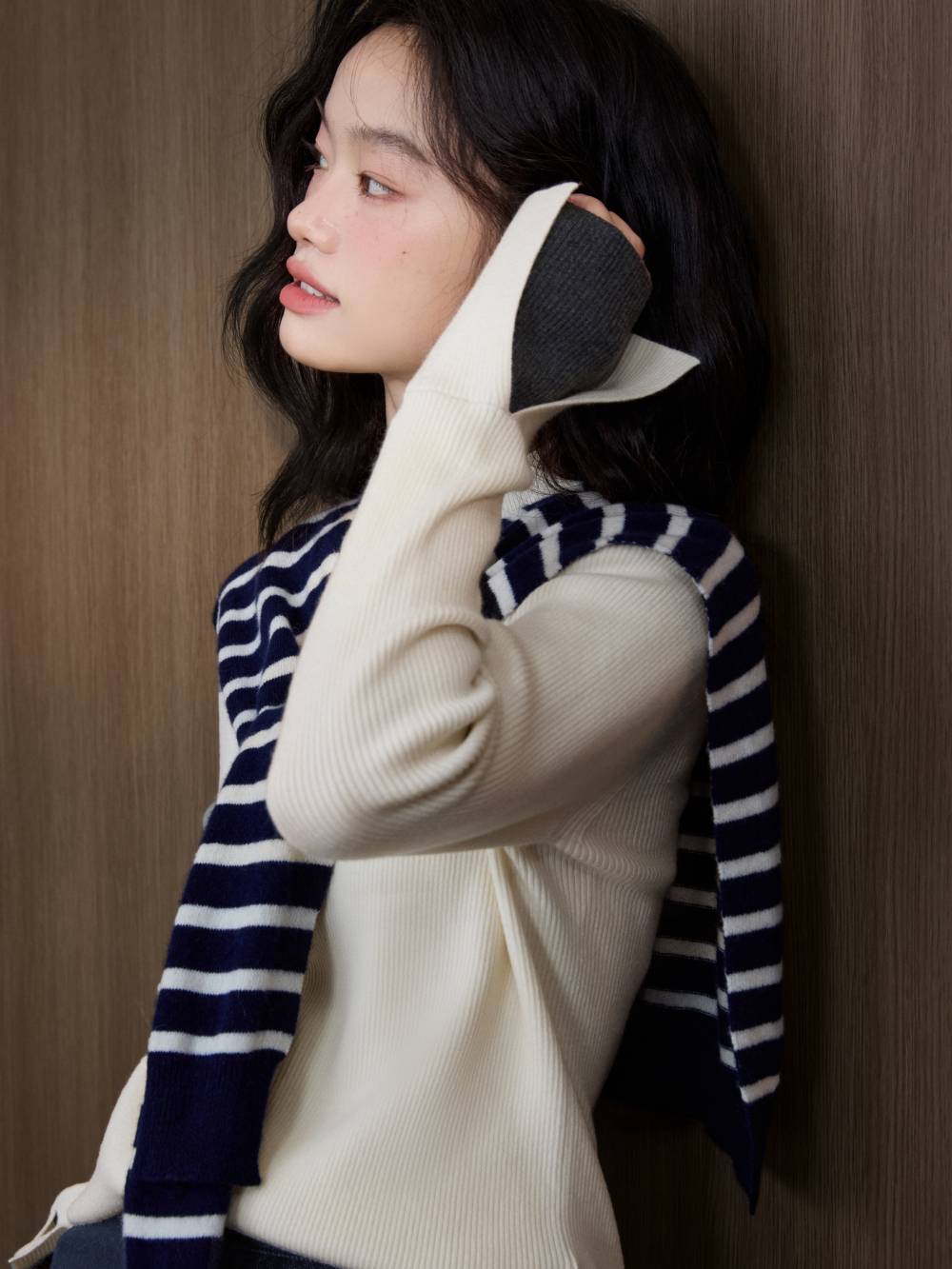 Mock Neck Knit Top