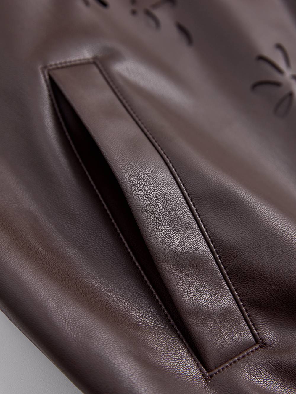 Faux Leather Jacket