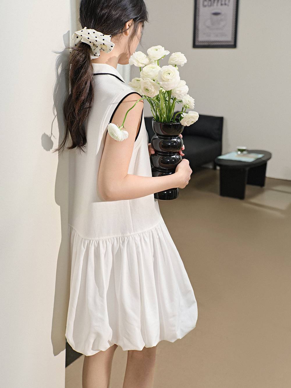 Bubble Hem Dress