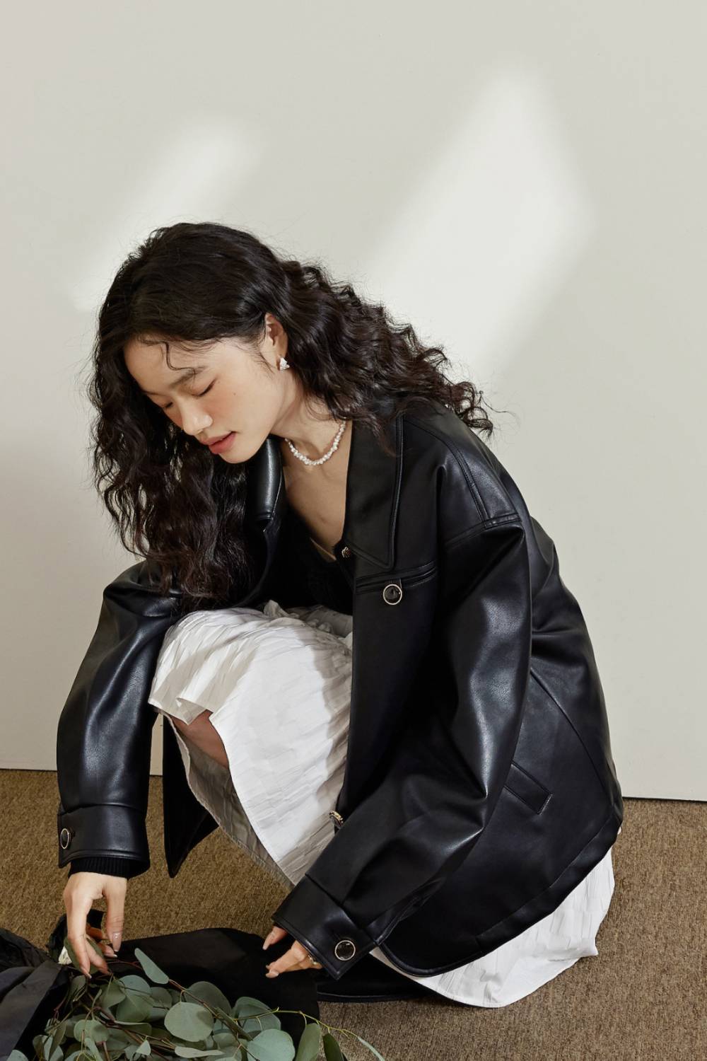 Faux Leather Jacket
