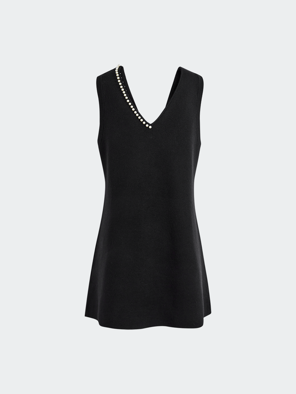 V-Neck Knit Dress