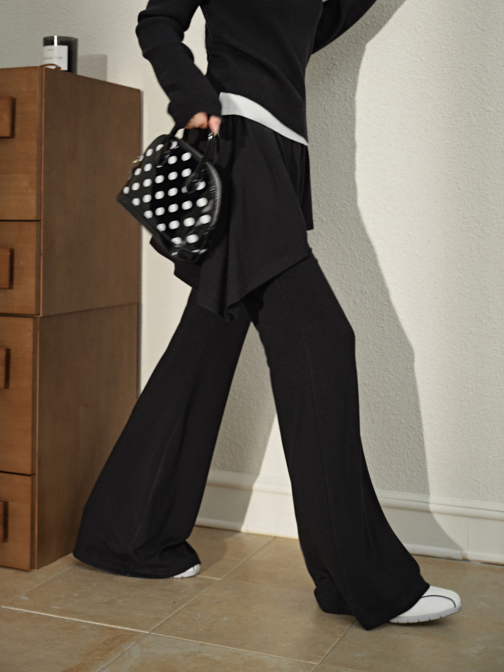 Skirt Layered Pants