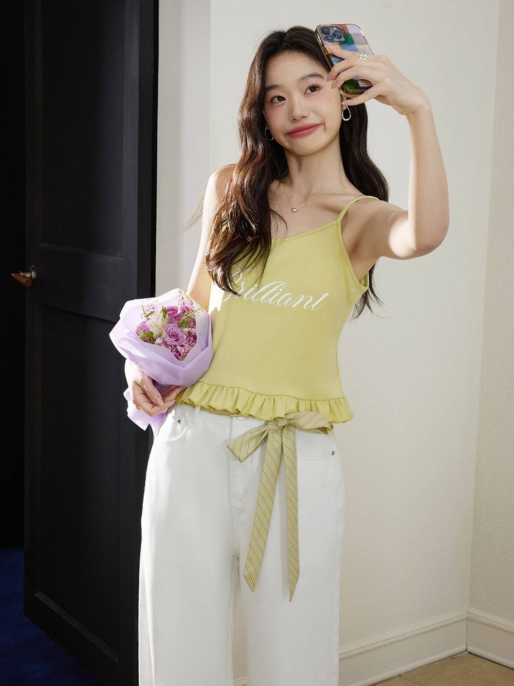 Ruffle Hem Cami