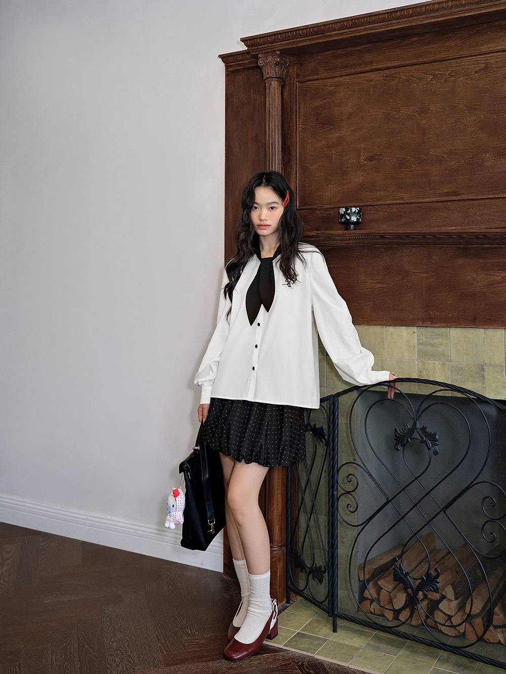 Bow Collar Blouse