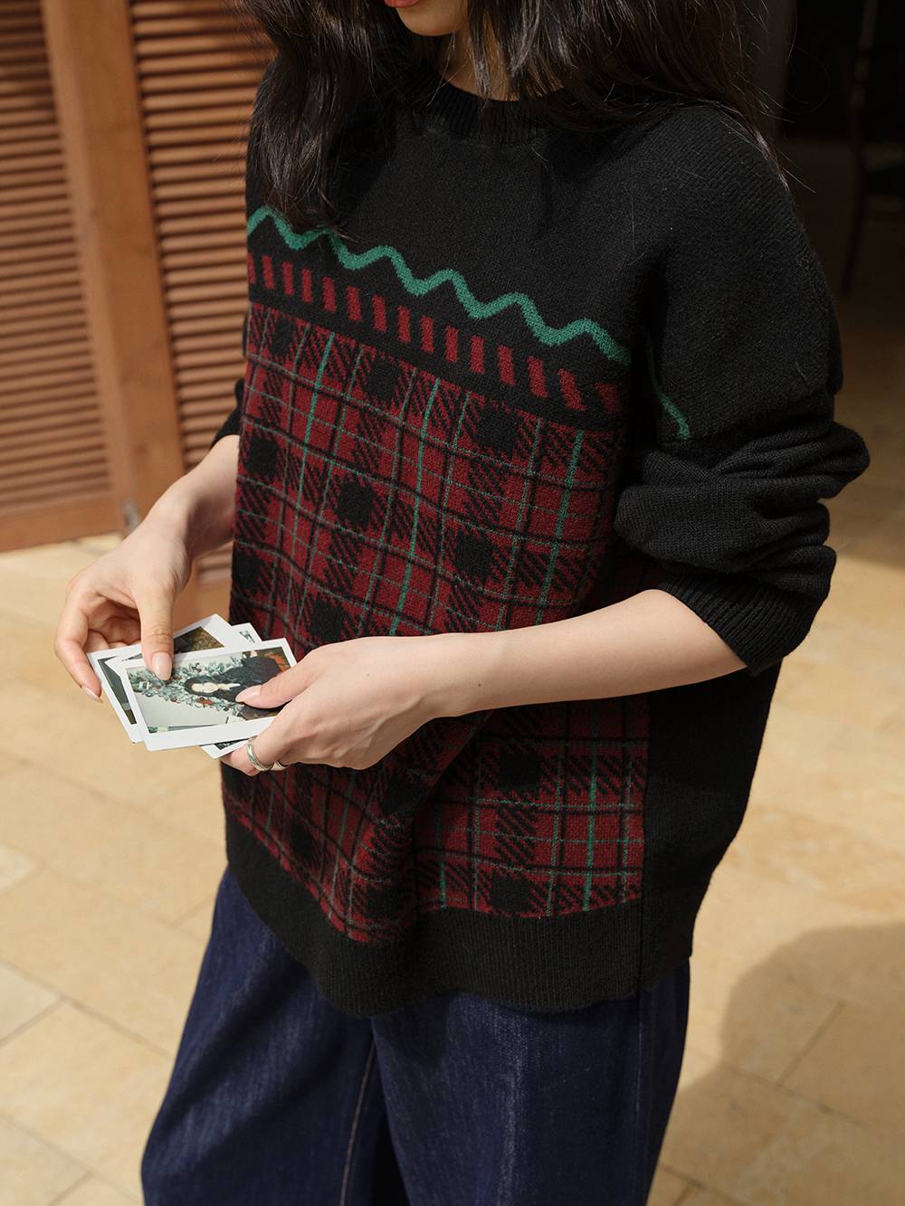 Plaid Sweater