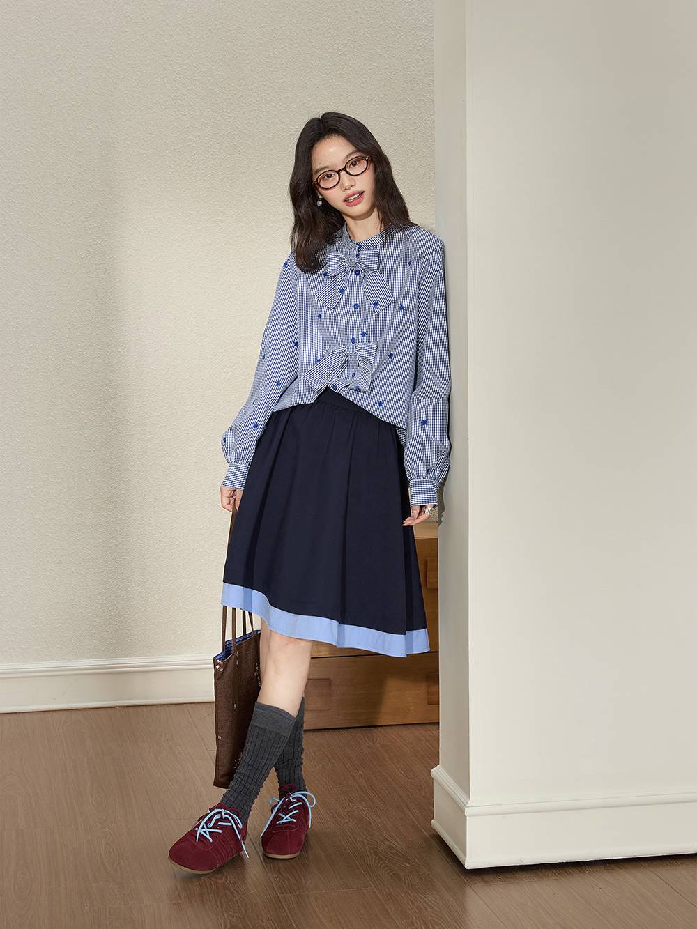 Front Bow Blouse