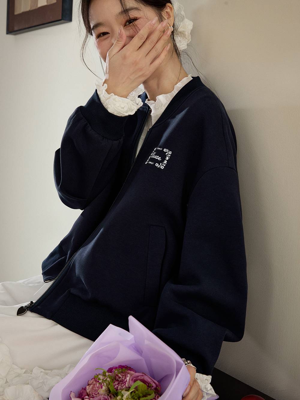 Knit Bomber Jacket