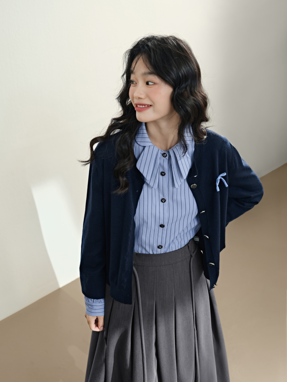 Bow Collar Shirt
