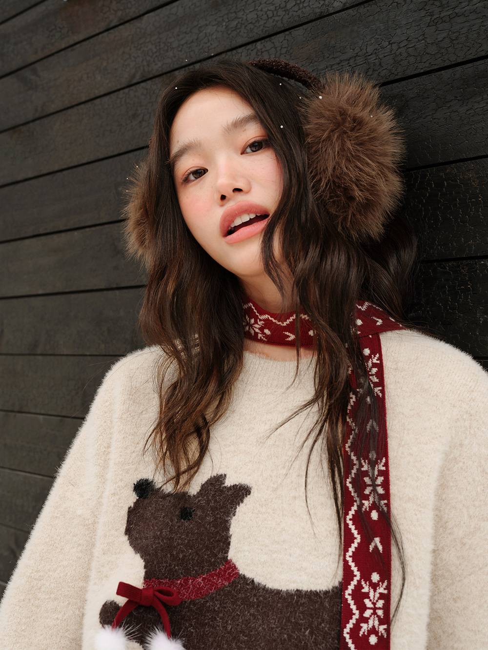 Dog Graphic Sweater