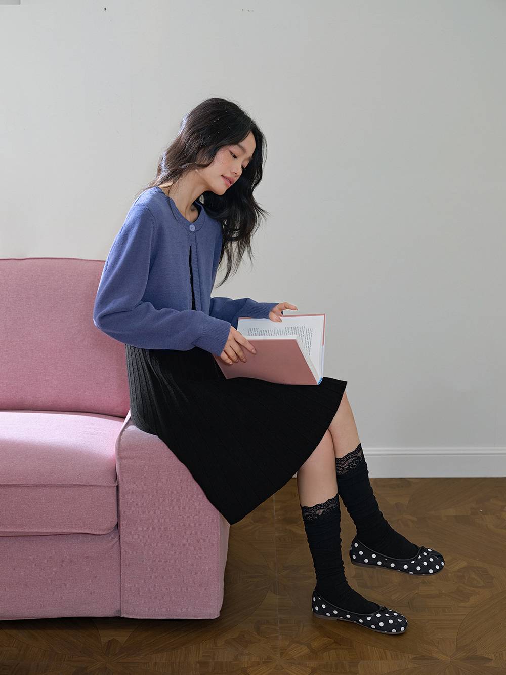 Cardigan and Dress