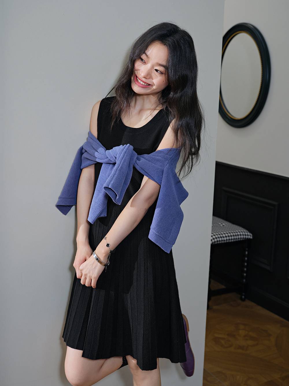 Cardigan and Dress