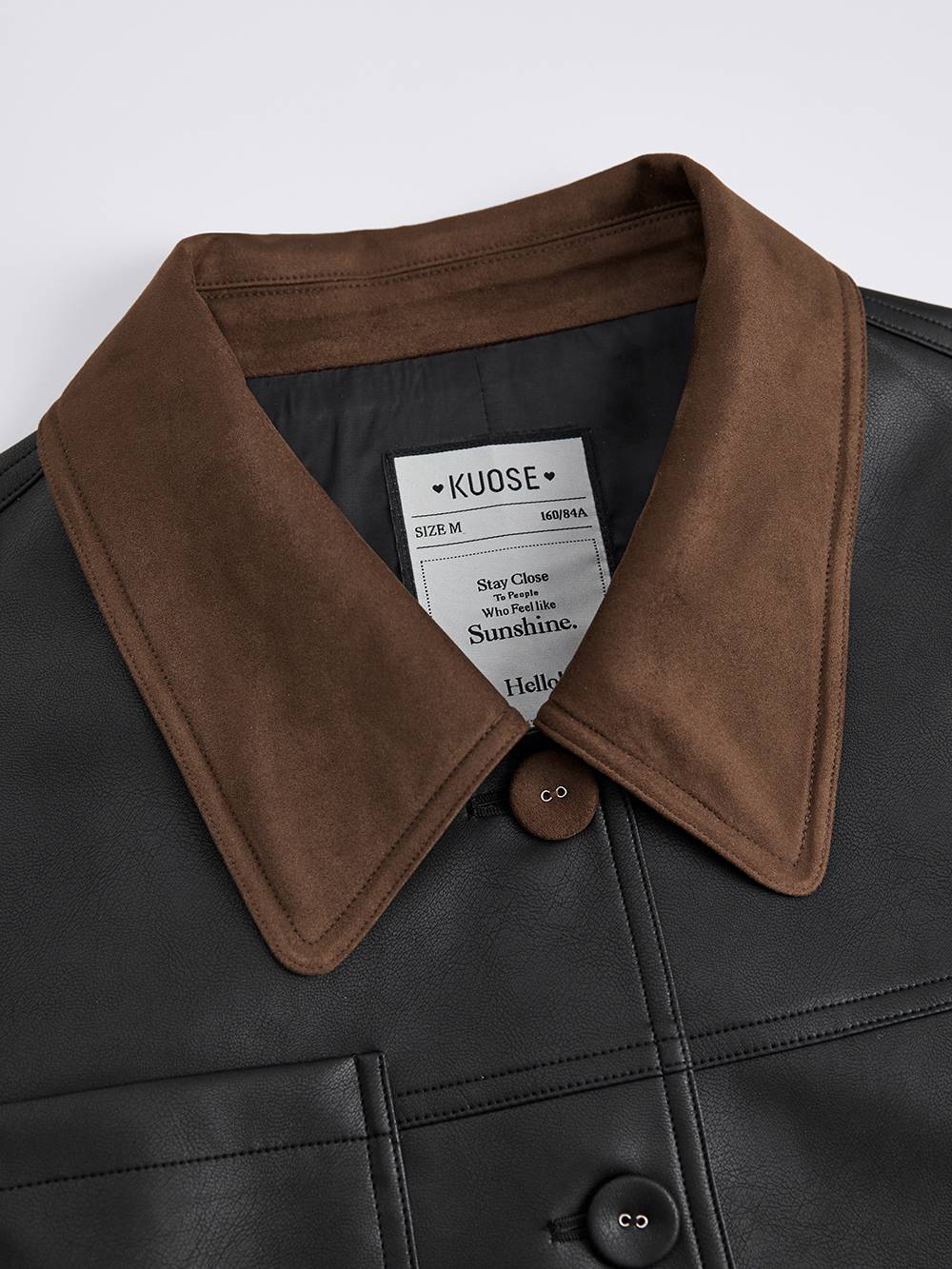 Faux Leather Jacket