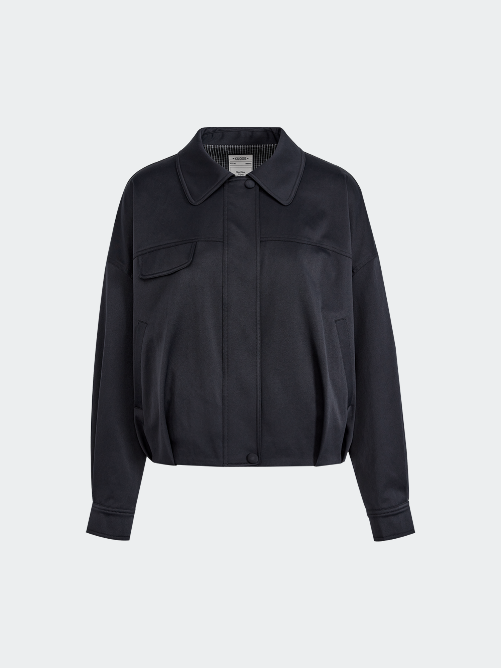 Belted Jacket and Pleated Skirt