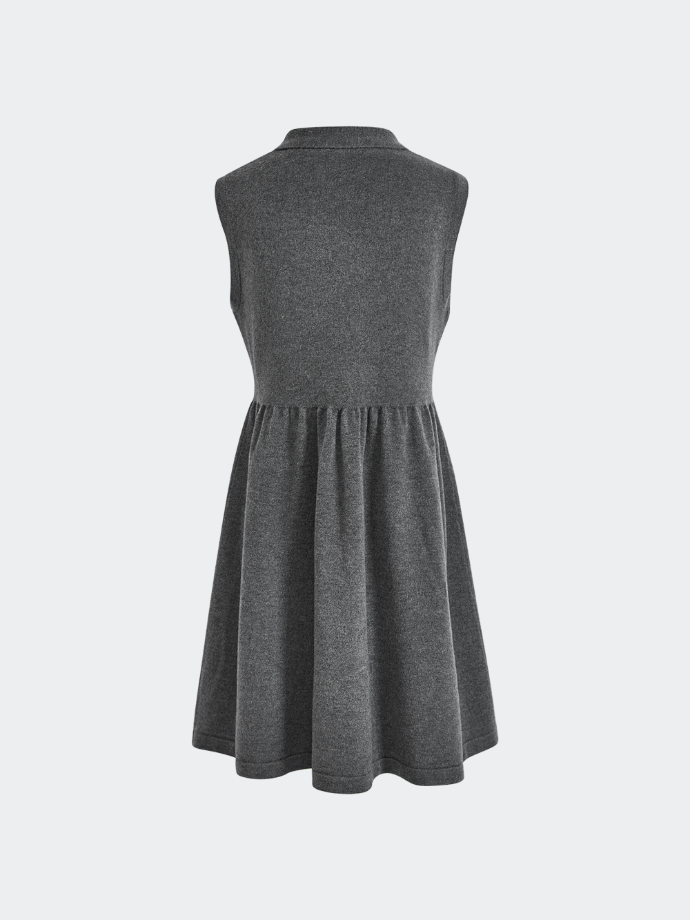 Grey Cardigan and Dress