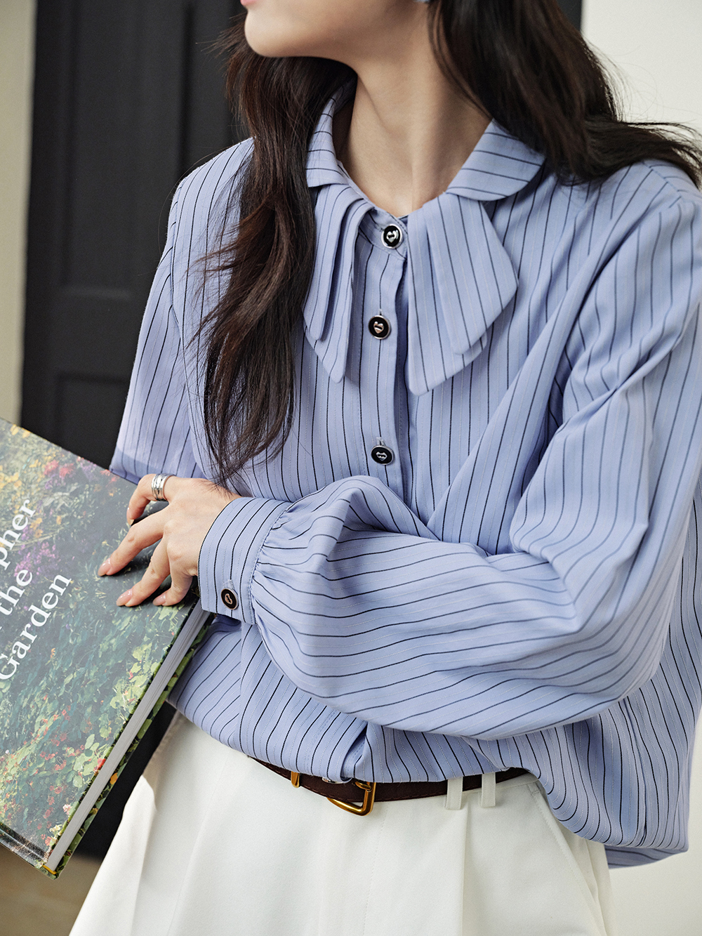 Bow Collar Shirt