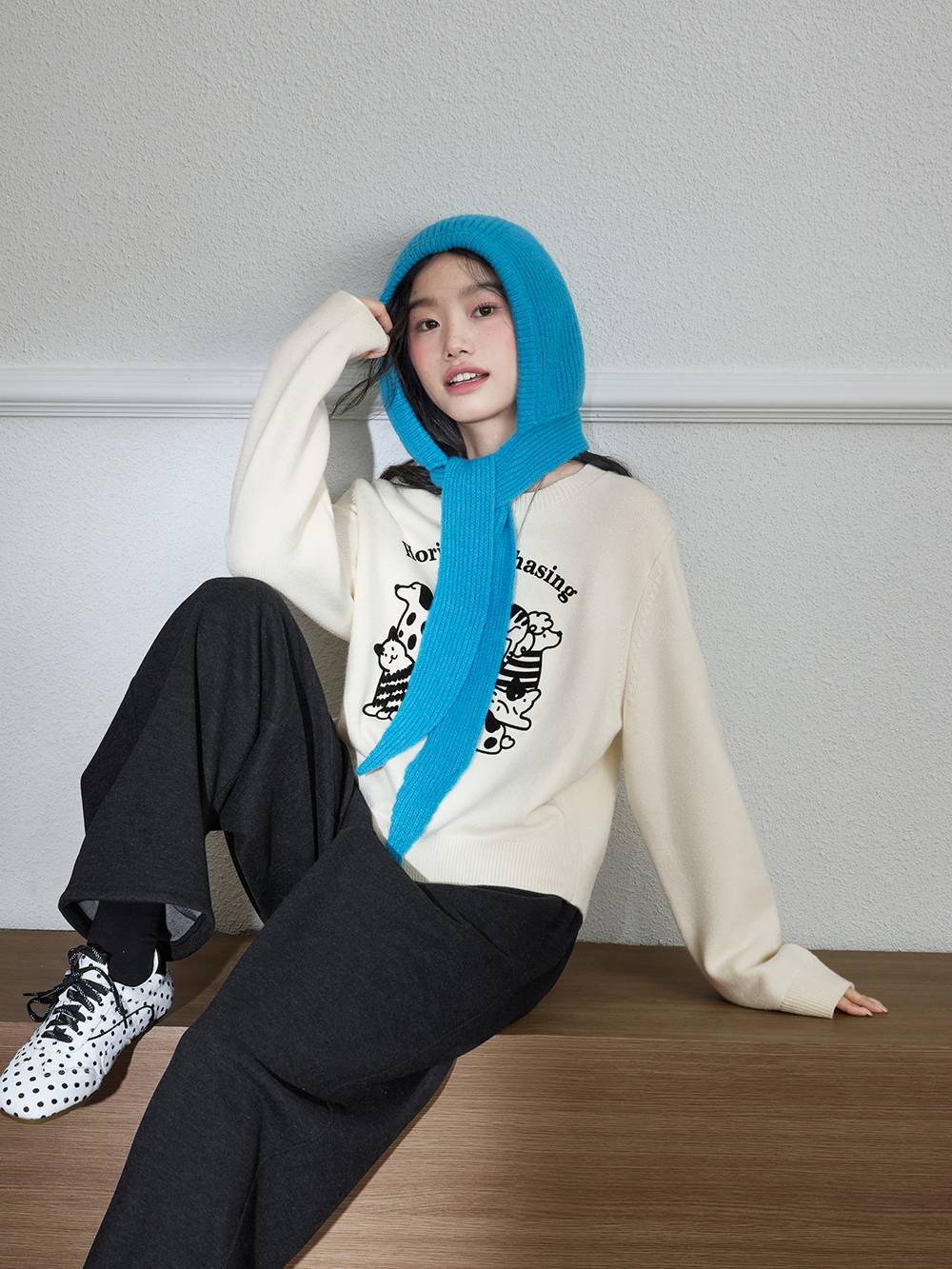 Wide-Leg Sweatpants