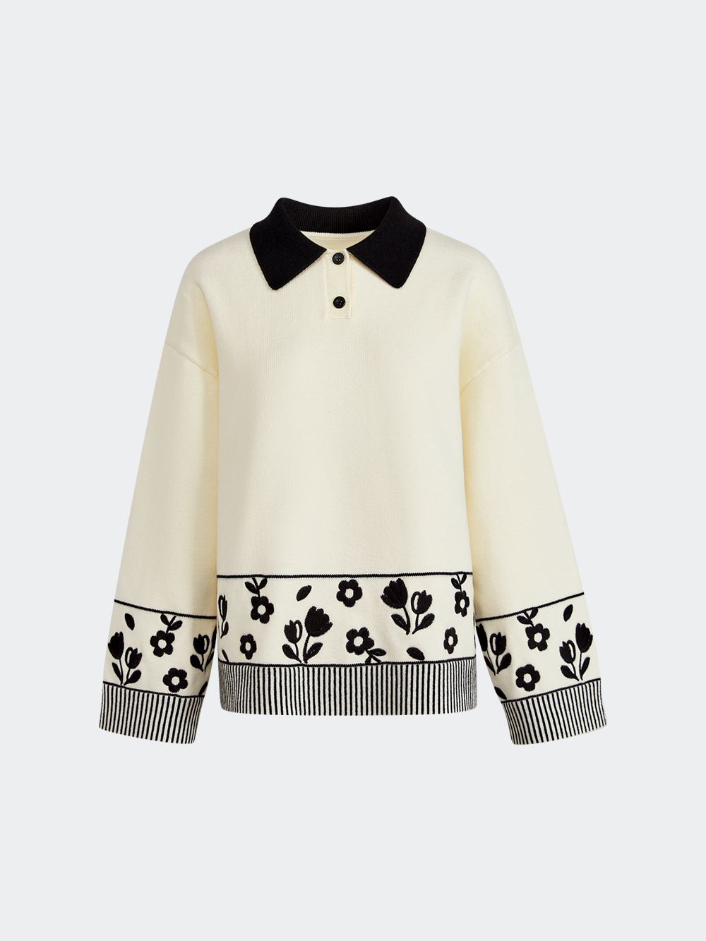 Floral Sweater