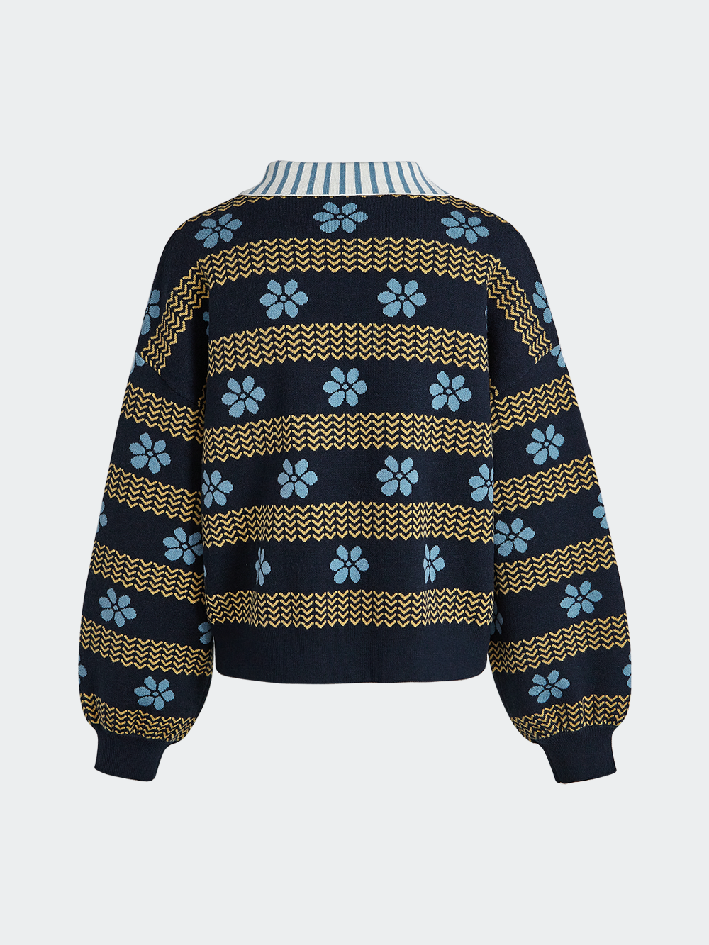 Floral Knit Sweater