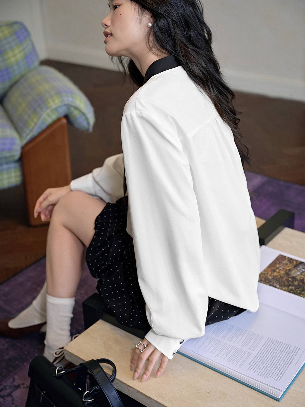 Bow Collar Blouse