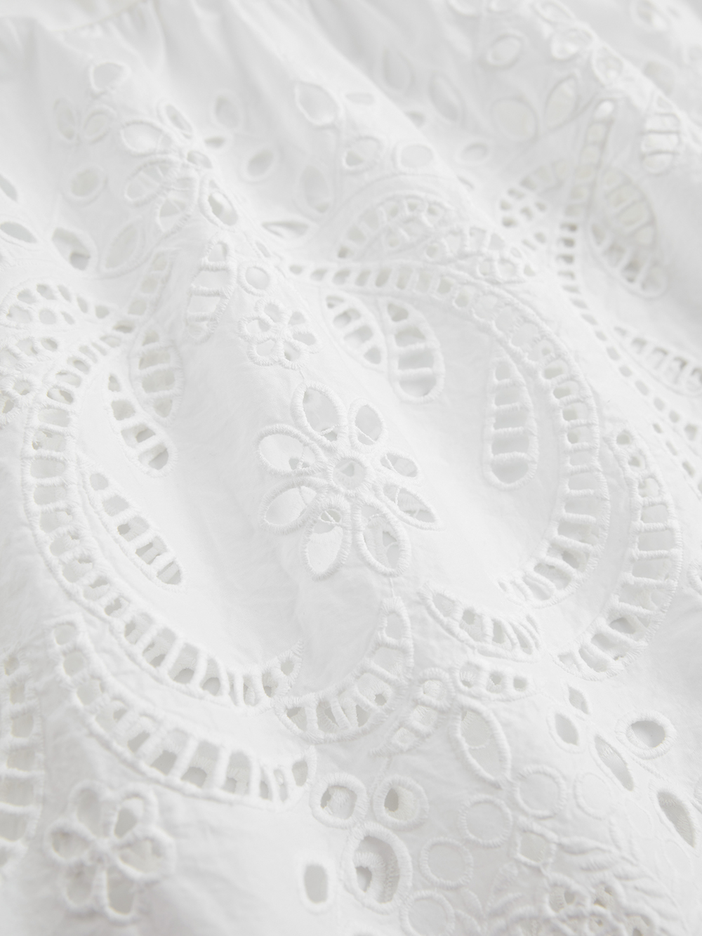 Broderie Hem Dress
