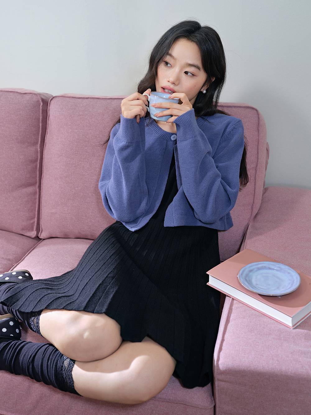 Cardigan and Dress
