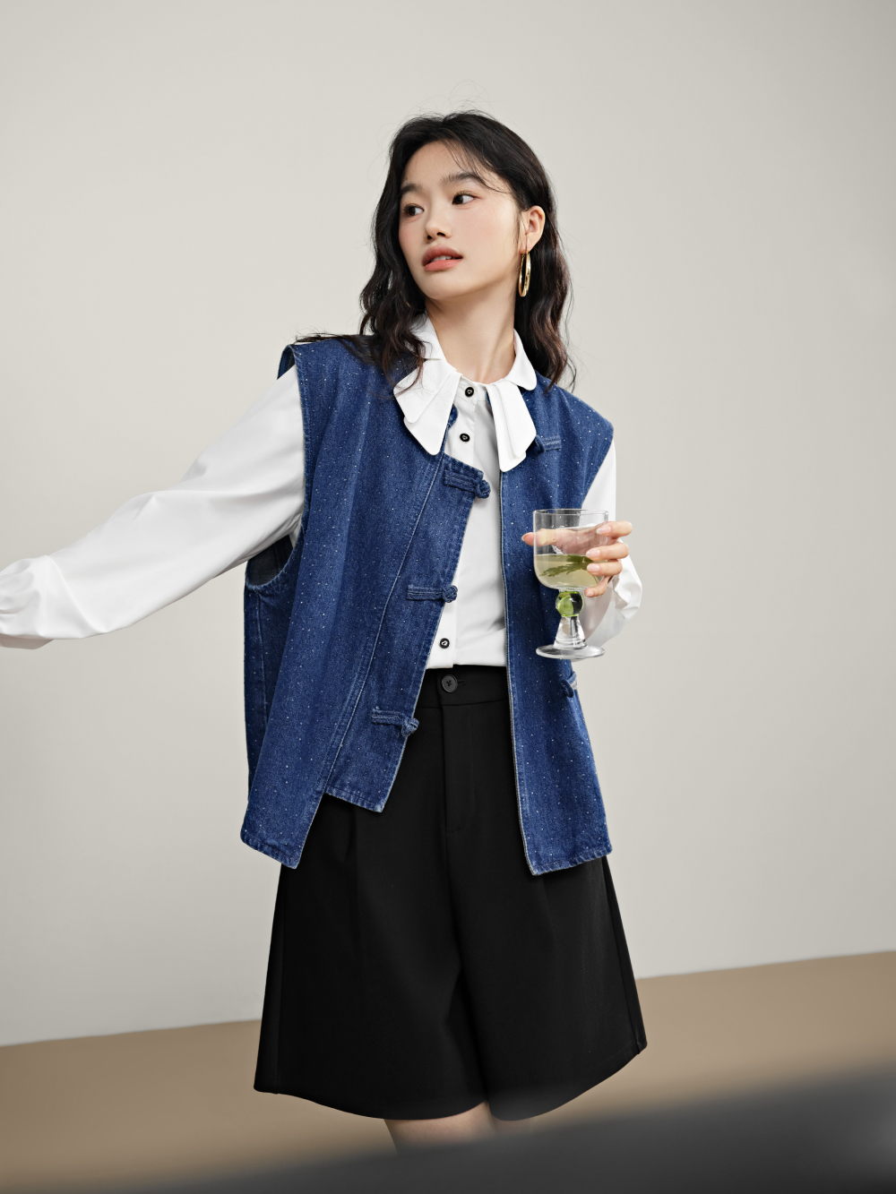 Bow Collar Shirt