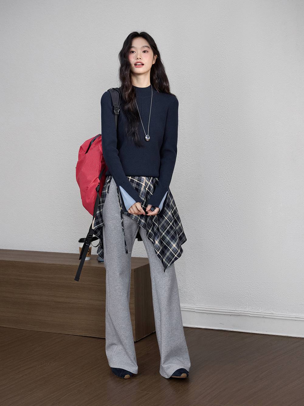 Mock Neck Knit Top