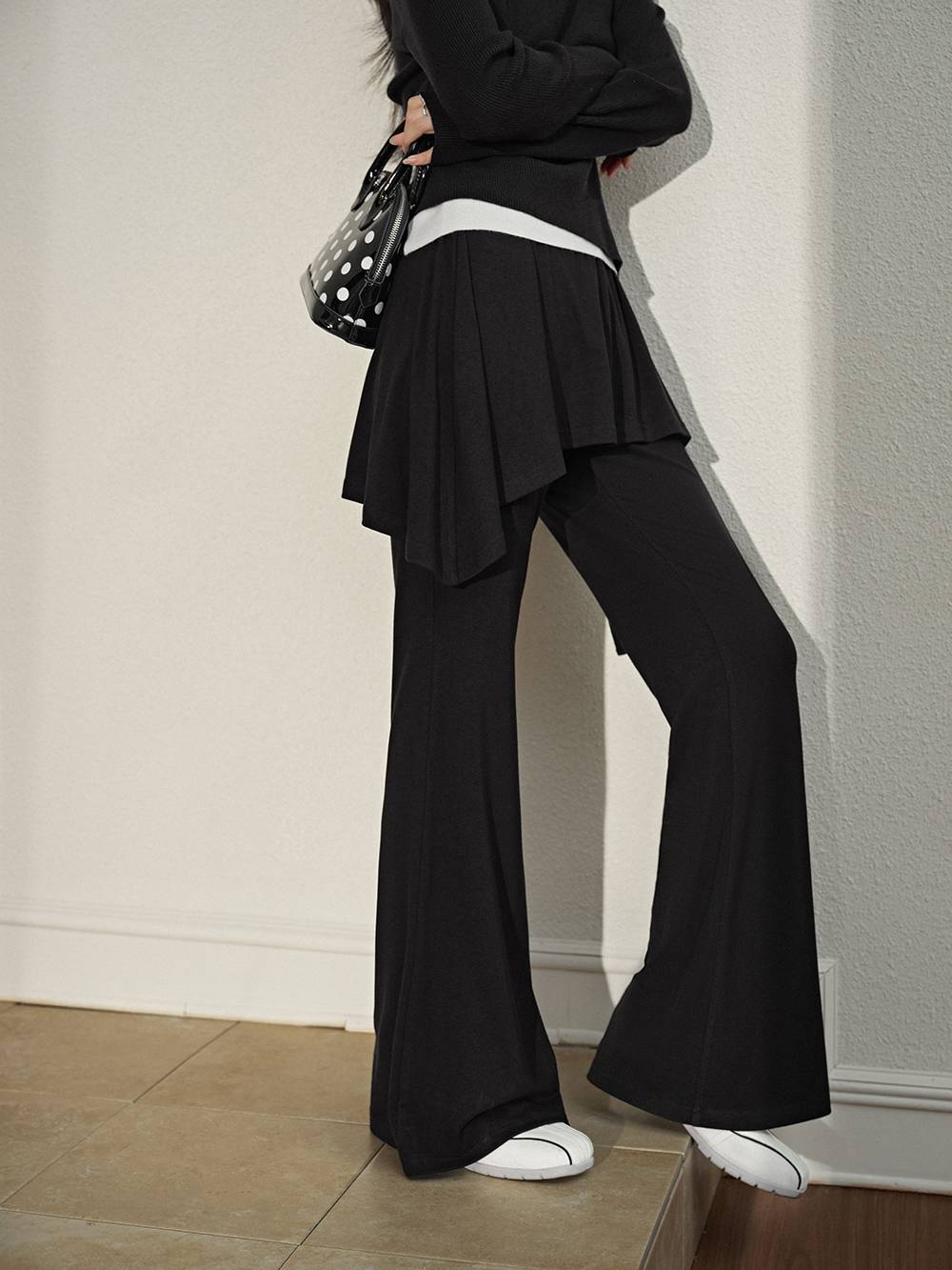 Skirt Layered Pants