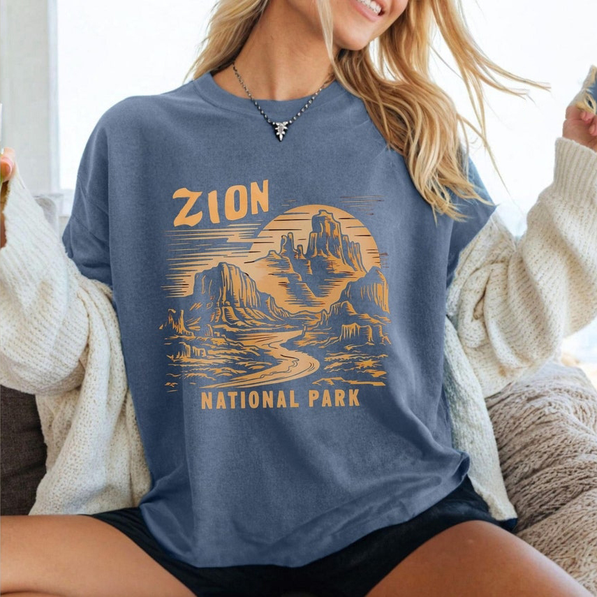 Vintage Zion National Park Comfortable T-shirt