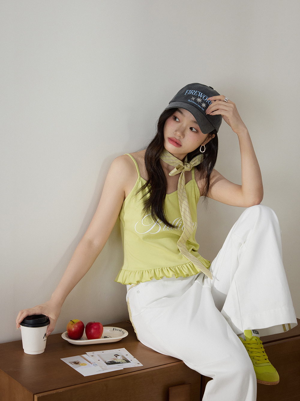 Ruffle Hem Cami