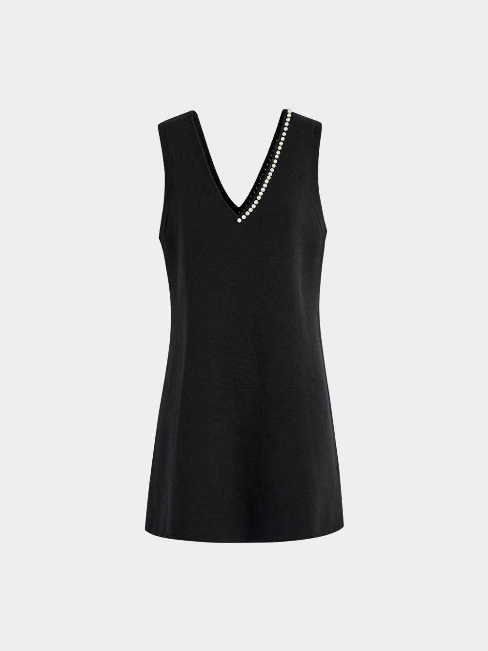 V-Neck Knit Dress
