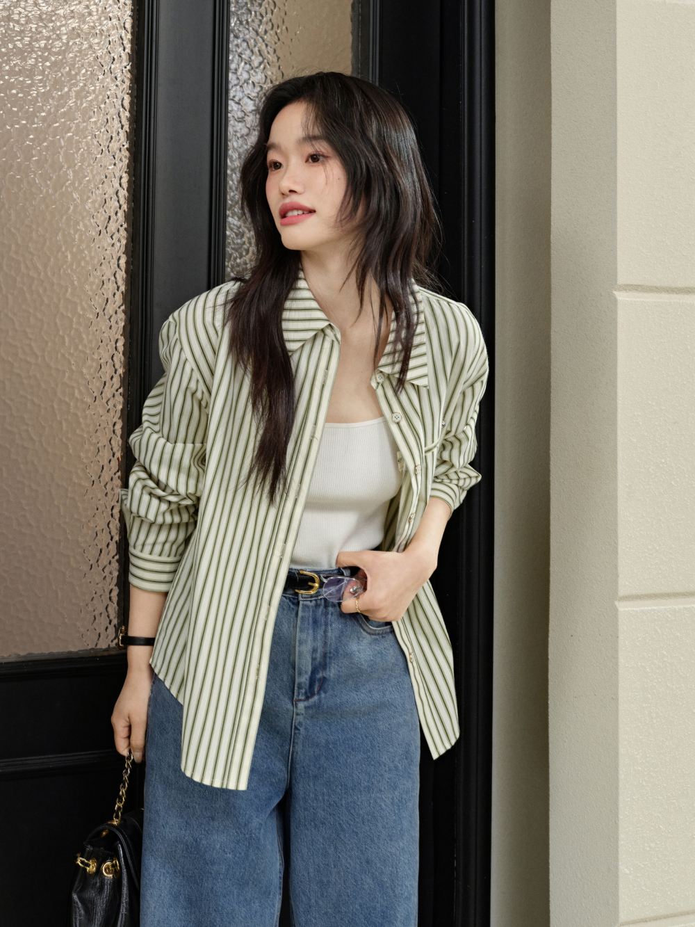Knit Vest and Shirt