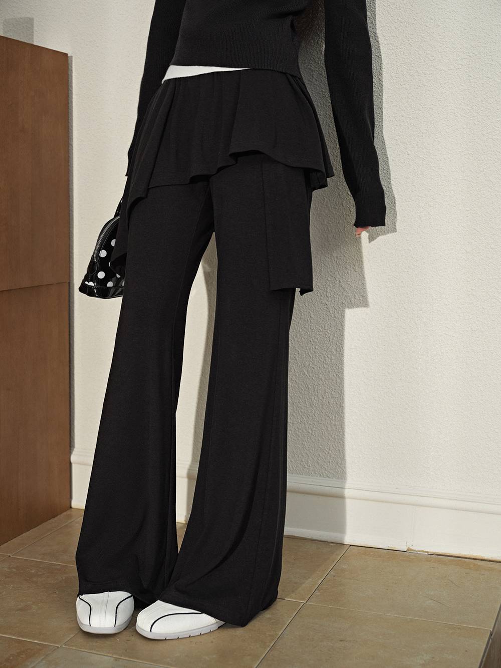 Skirt Layered Pants