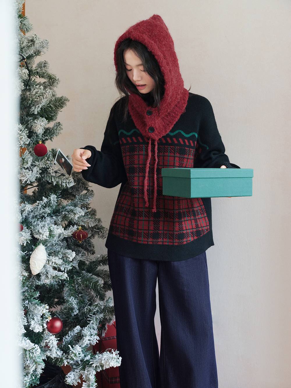 Plaid Sweater