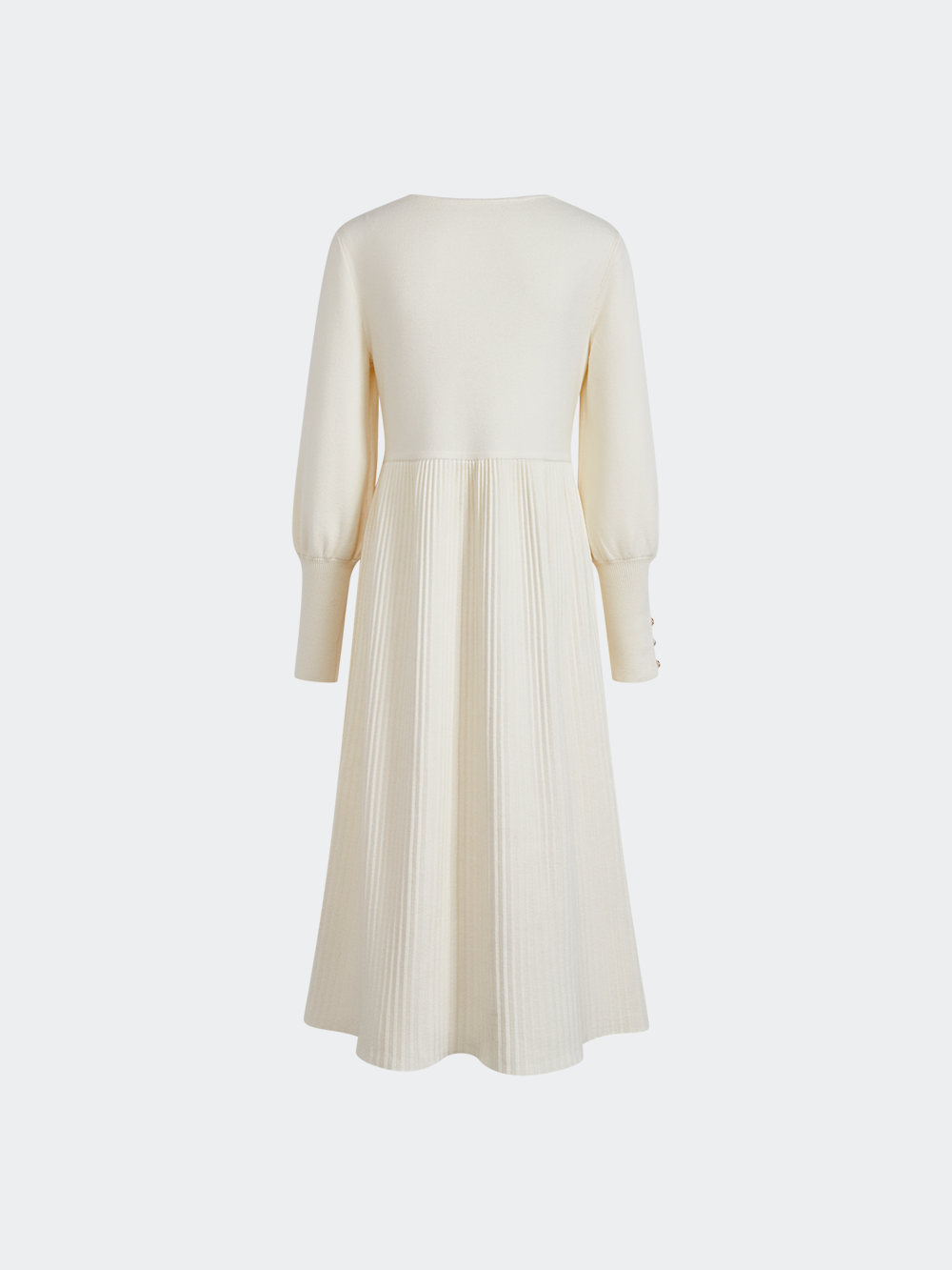 White Knit Dress