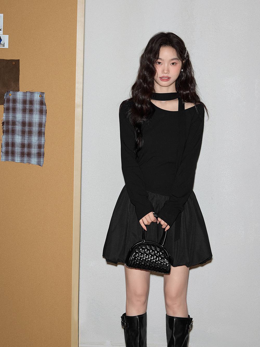 Bubble Hem Dress