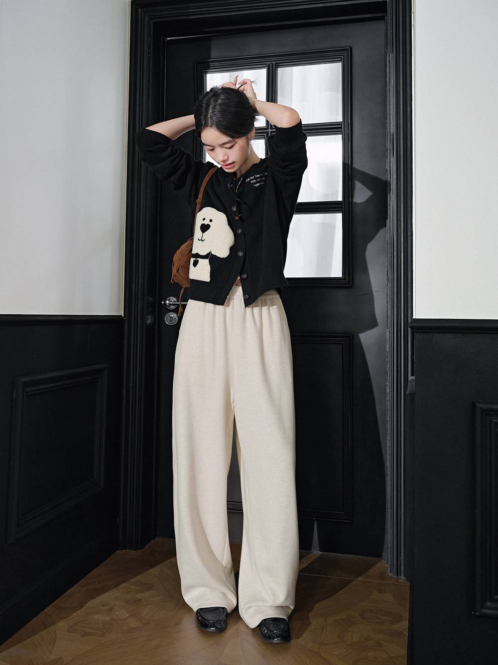 Wide-Leg Sweatpants