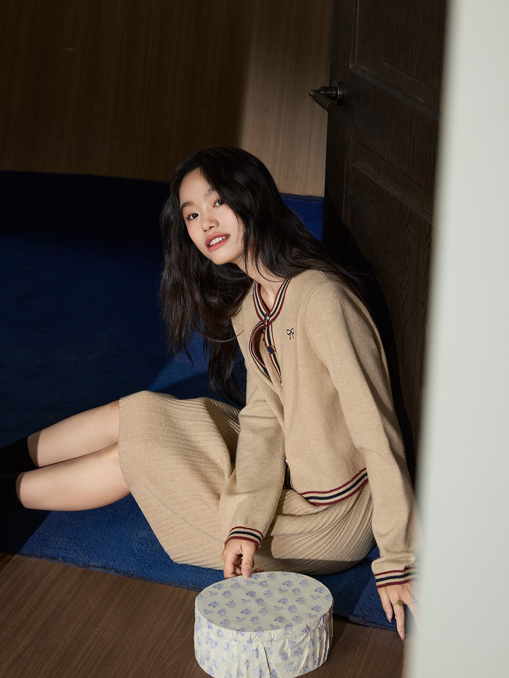 Cardigan and Dress