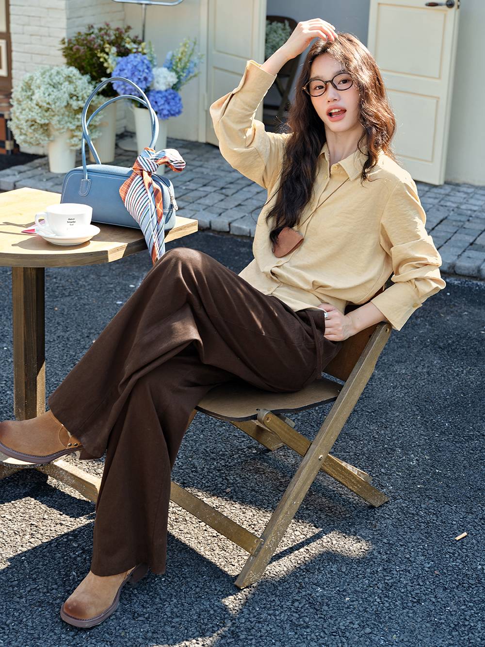 Cinched-Waist Shirt